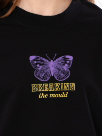 Свитшот Носи своє модель 6393-057-33-2-chornij Фото