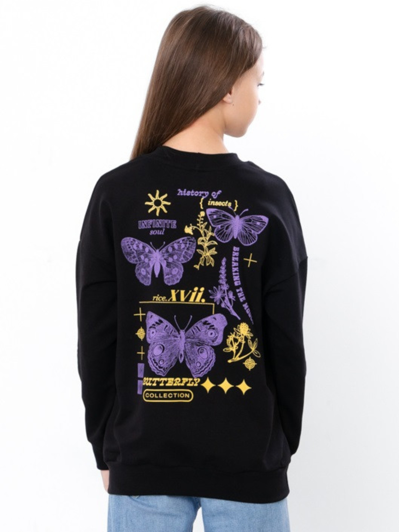 Свитшот Носи своє модель 6393-057-33-2-chornij Фото