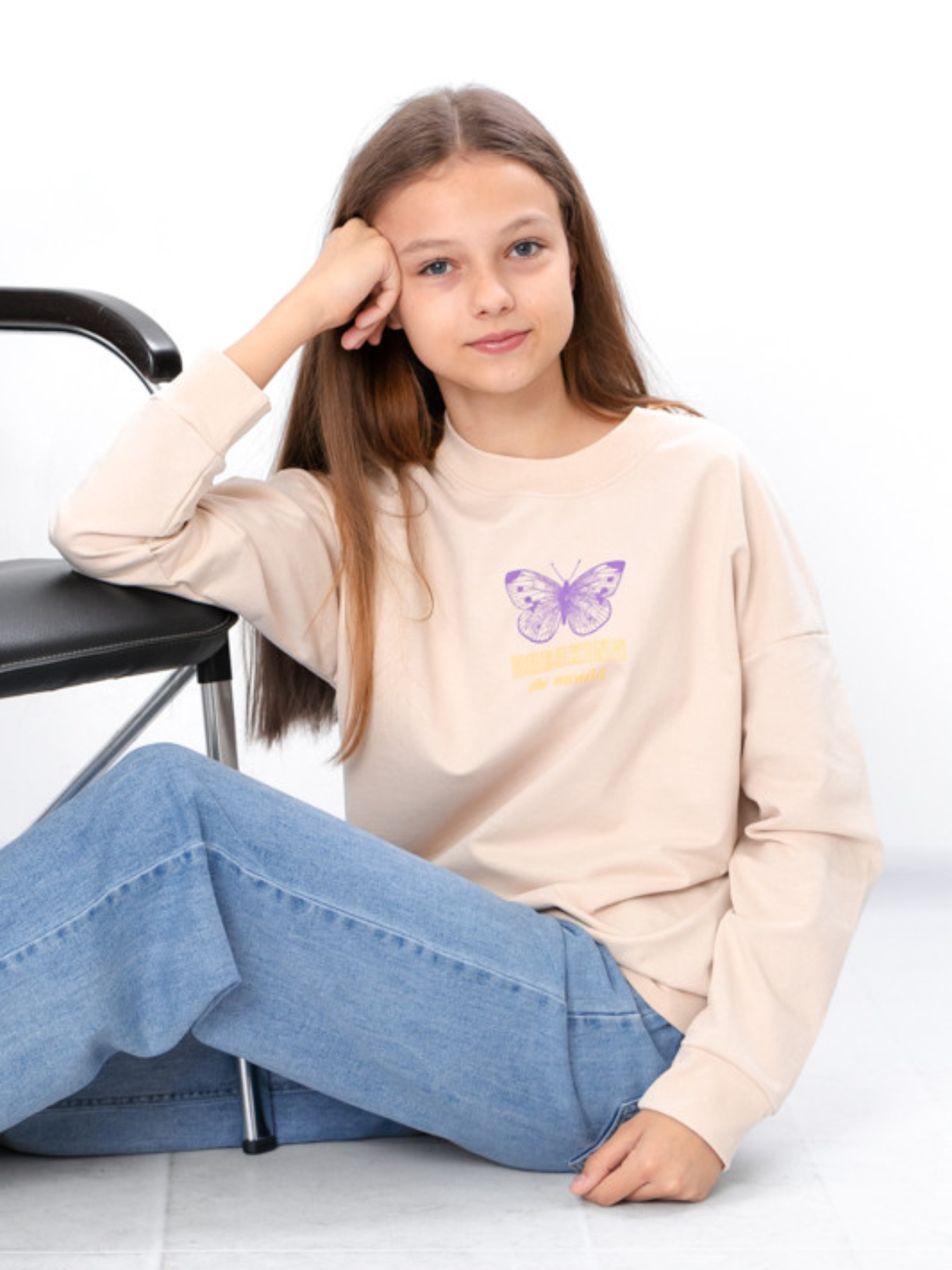 Свитшот Носи своє модель 6393-057-33-2-kremovij Фото