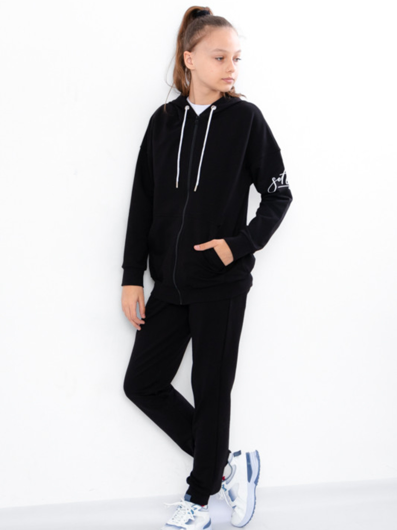 Повсякденний костюм Носи своє модель 6422-057-33-chornij Фото