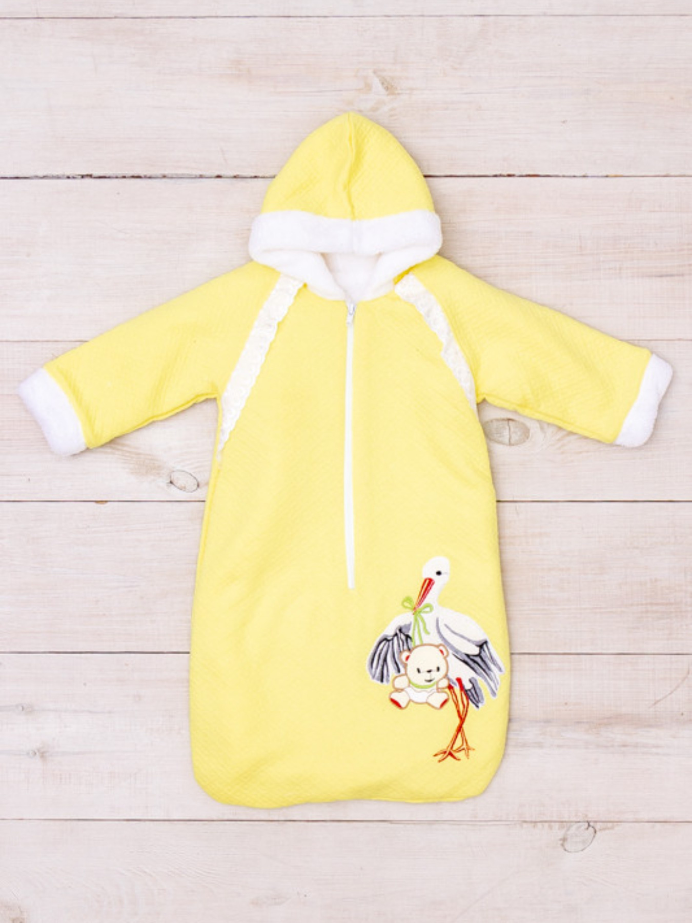 Нательный комбинезон Носи своє Конверт ясельний модель 9761-054-22-zhovtij-leleka Фото