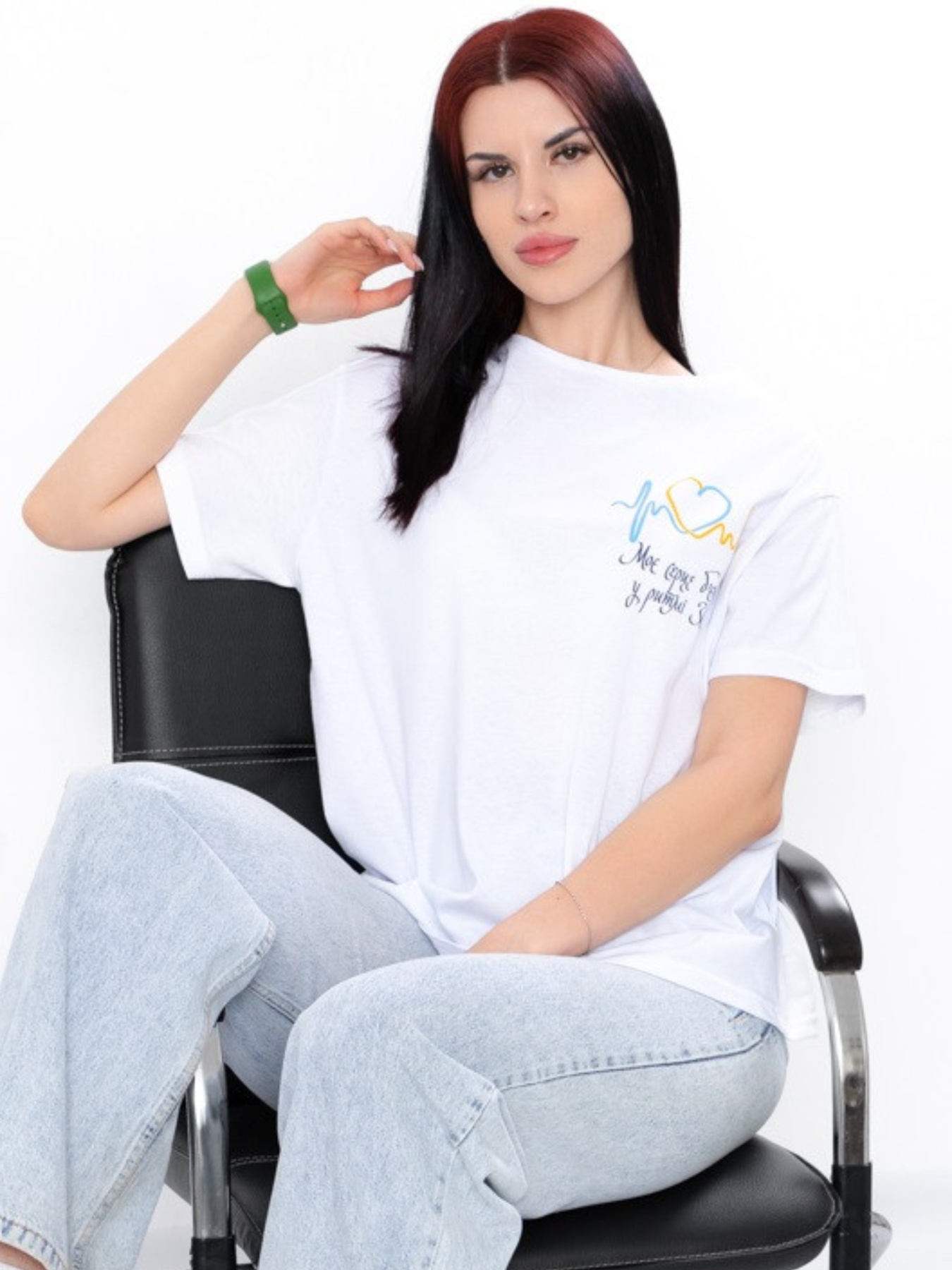 Футболка Носи своє модель 8127-000-33-1-serce Фото