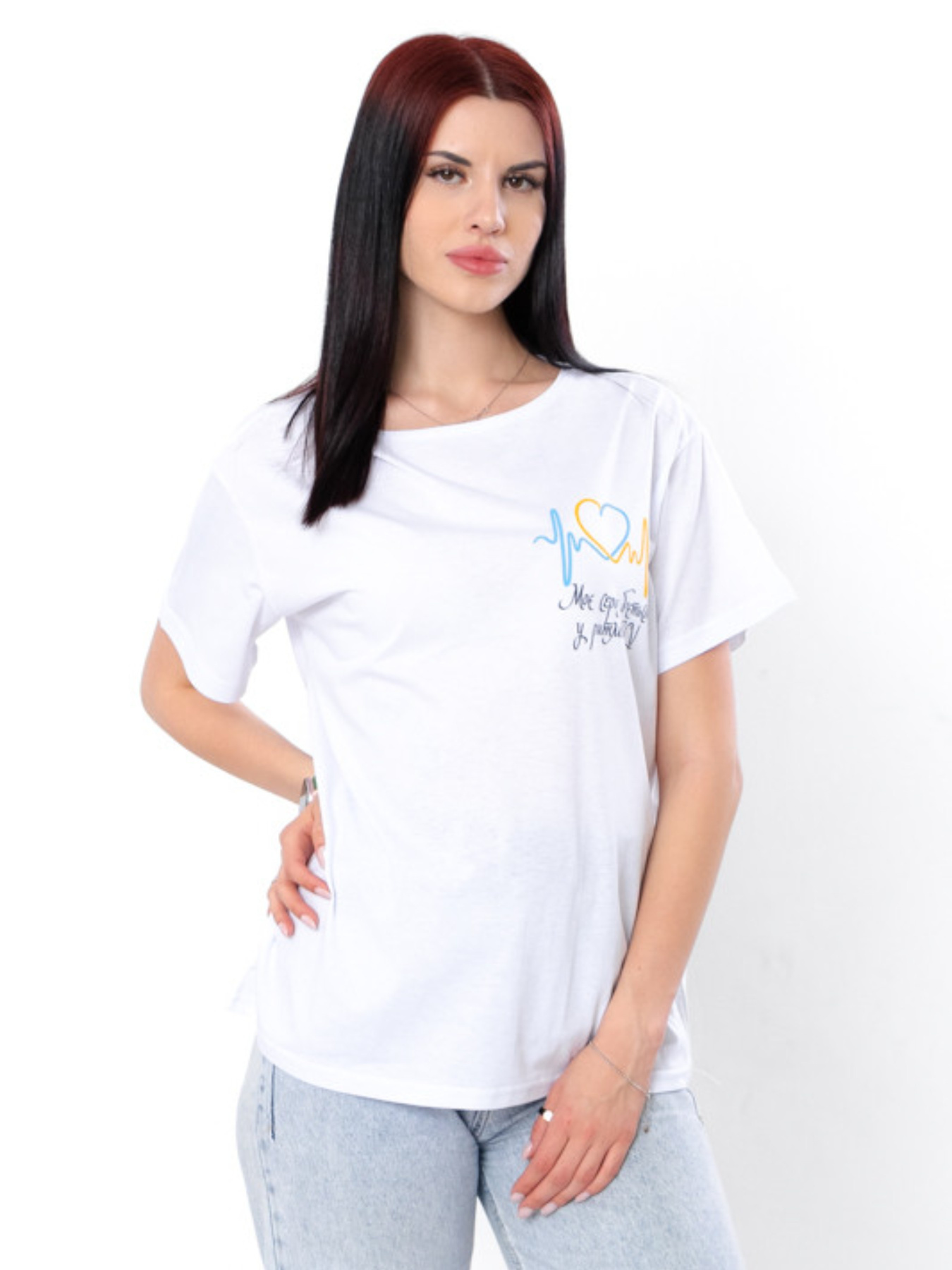 Футболка Носи своє модель 8127-000-33-1-serce Фото