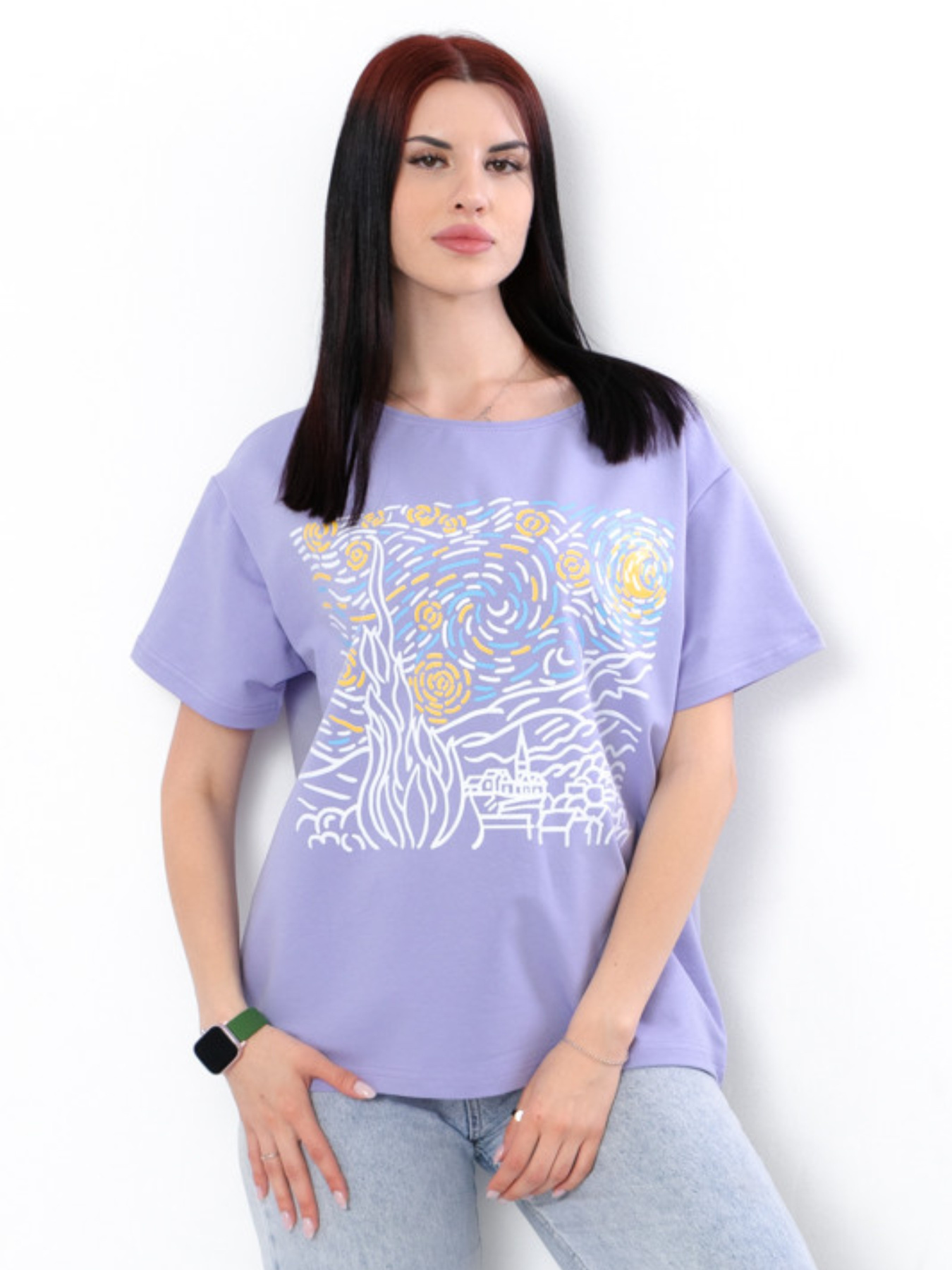 Футболка Носи своє модель 8127-057-33-qskravo-lavandovij-vzerunok Фото