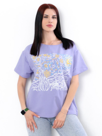 Футболка Носи своє модель 8127-057-33-qskravo-lavandovij-vzerunok Фото
