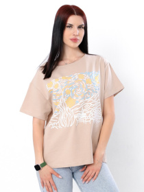 Футболка Носи своє модель 8127-057-33-temno-kremovij-vzerunok Фото