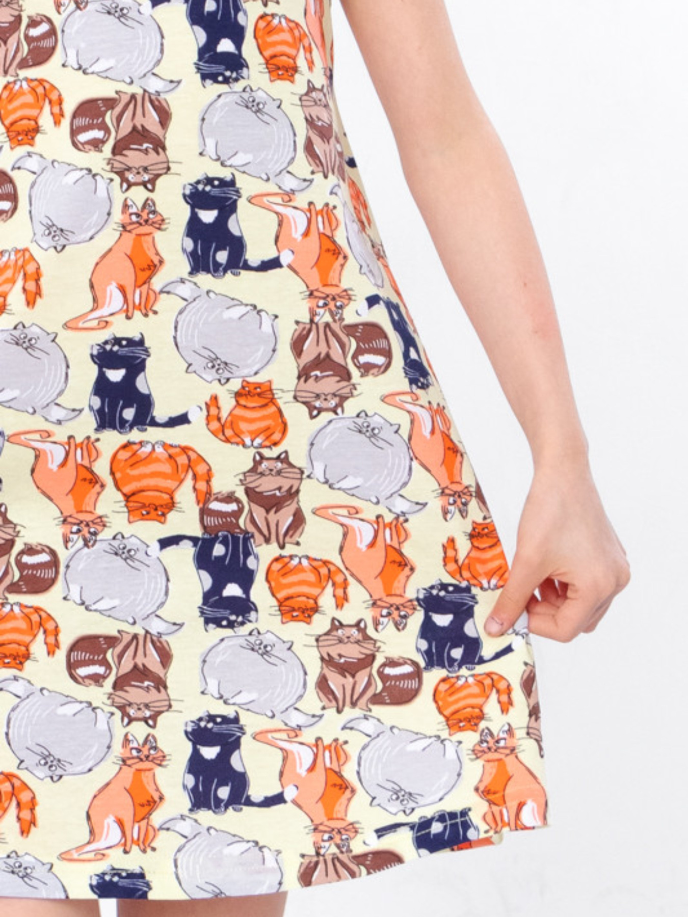 Платье мини Носи своє модель 6205-002-koti-svtlo-zhovtij Фото