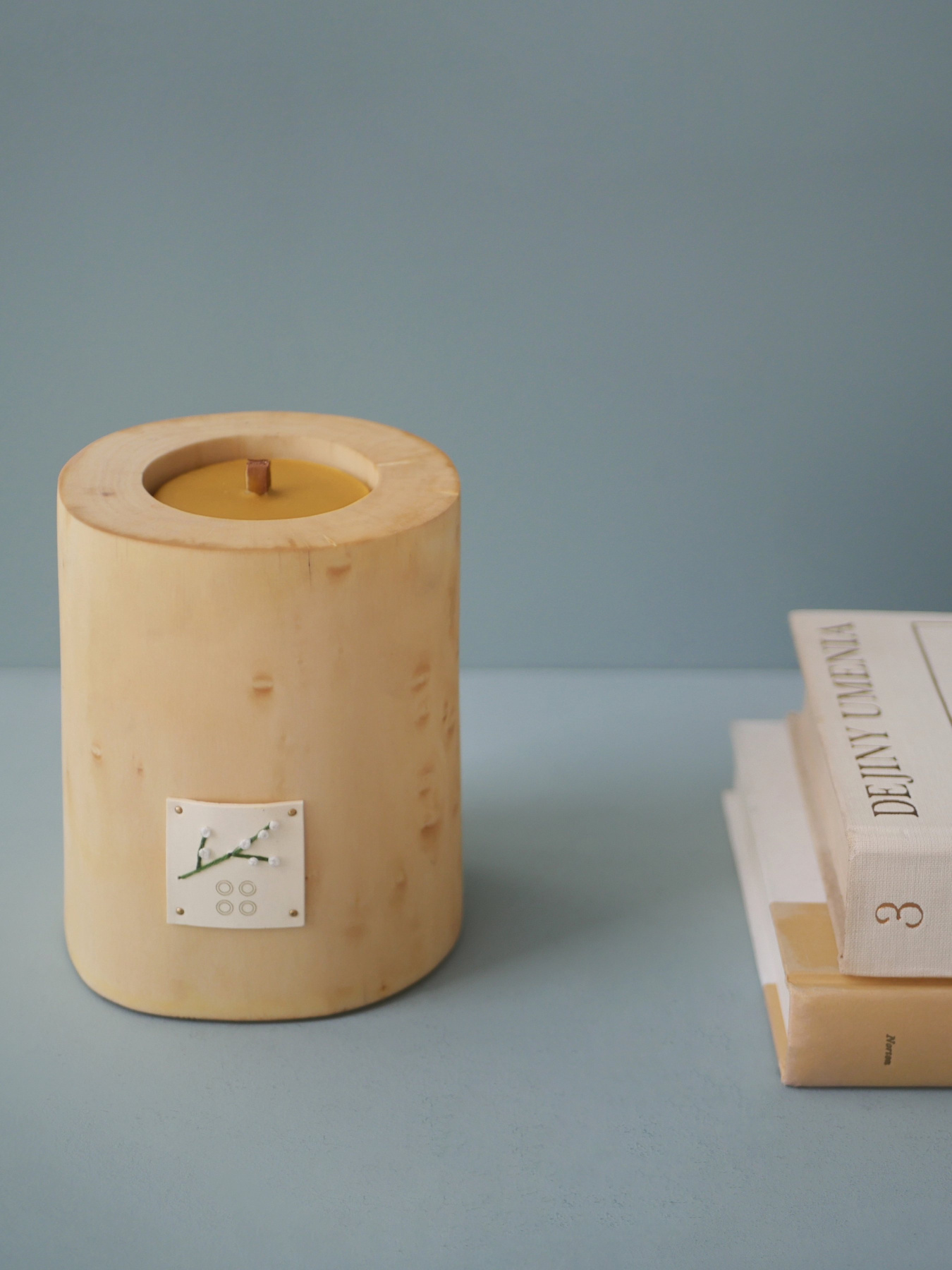 Деревʼяна свічка WOOD MOOD модель 1223200000 Фото