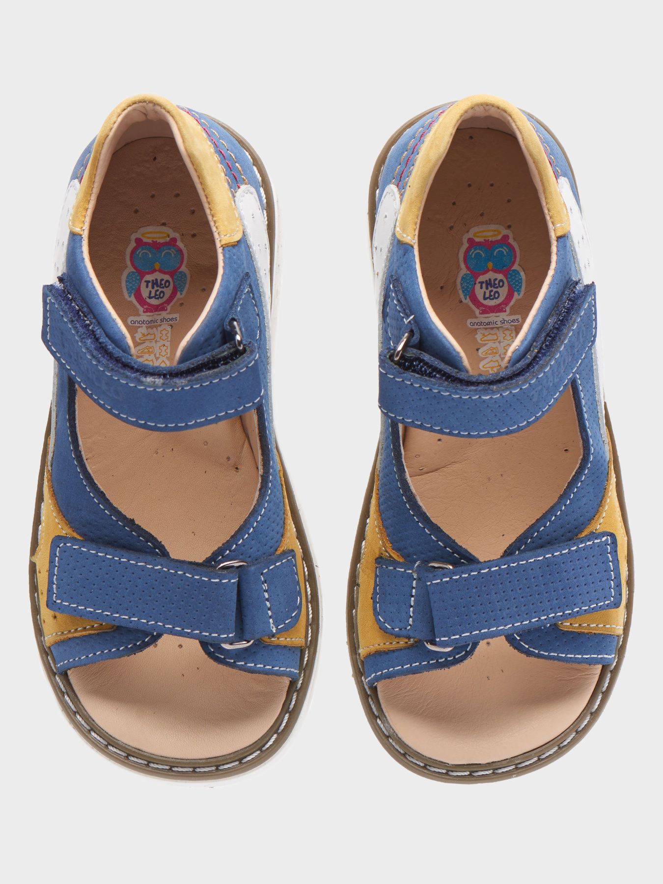 Сандалии Theo Leo модель LEO-2070 DEN-YEL Фото