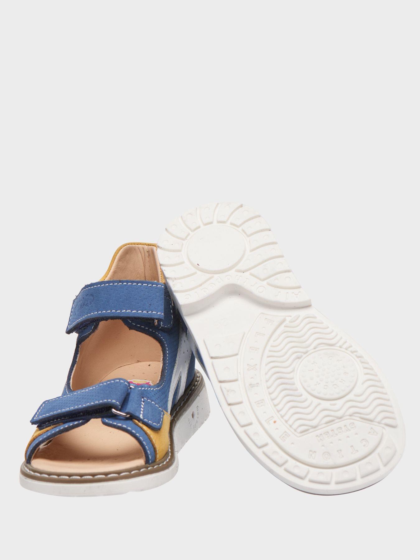 Сандалии Theo Leo модель LEO-2070 DEN-YEL Фото