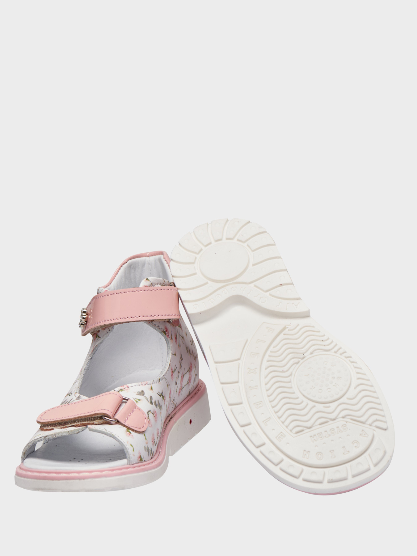 Сандалии Theo Leo модель LEO-1123 WH-PIN Фото