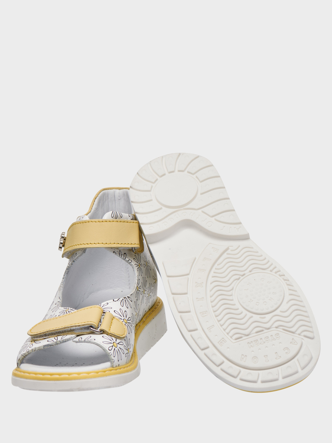 Сандалии Theo Leo модель LEO-1123WH-YEL Фото