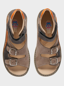 Сандалии Theo Leo модель LEO-066 GR-SM Фото