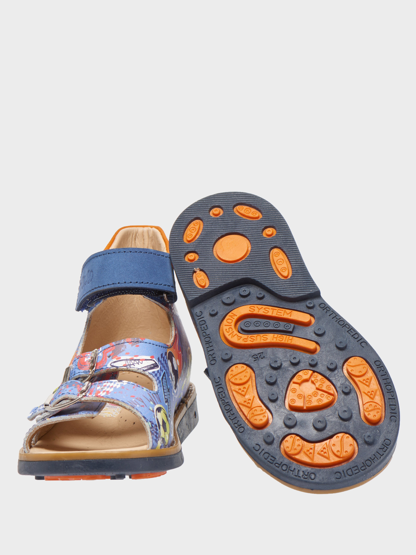 Сандалии Theo Leo модель LEO-S687 NAV-SOC Фото