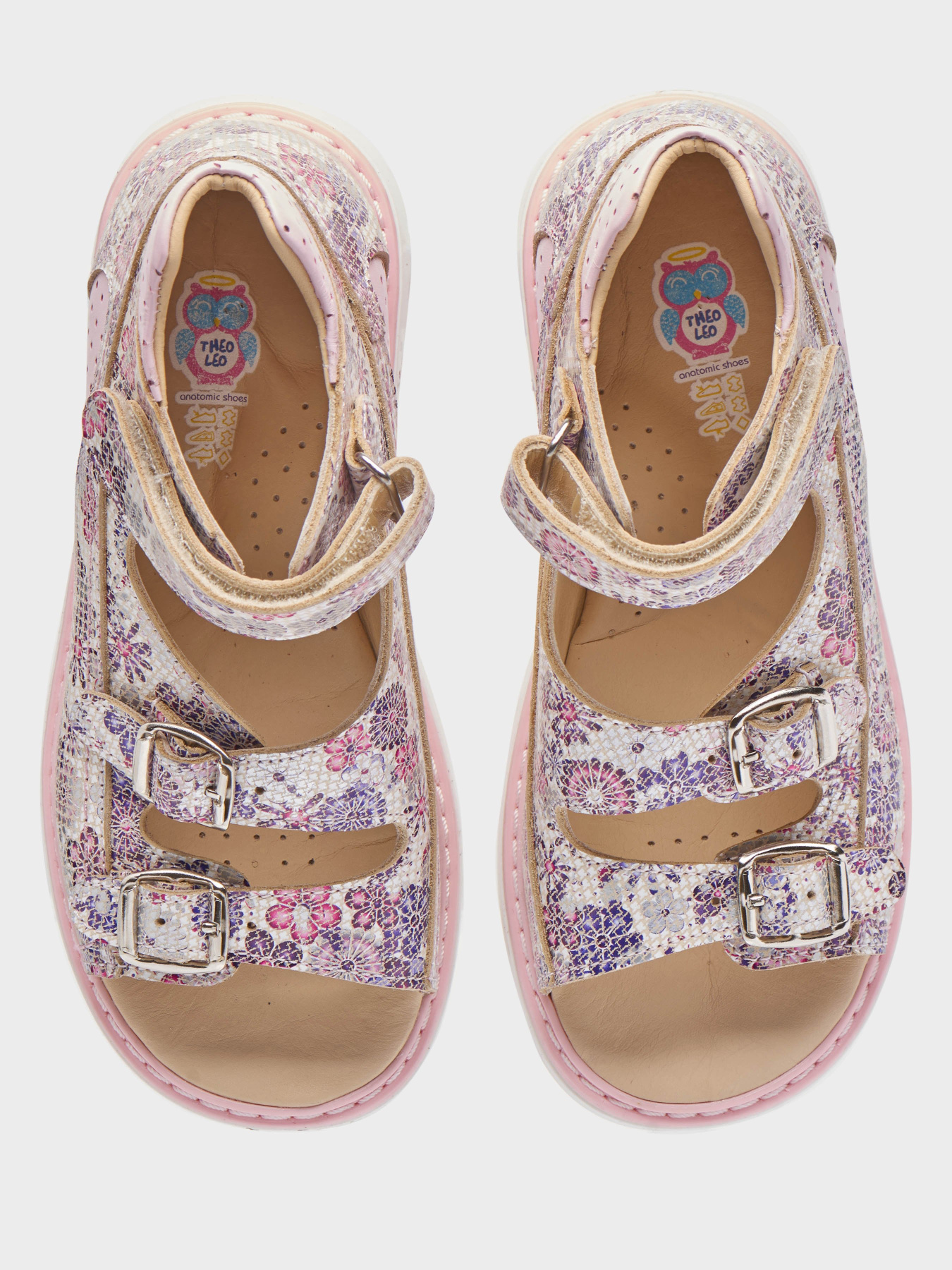 Сандалии Theo Leo модель LEO-207 WH-FL Фото