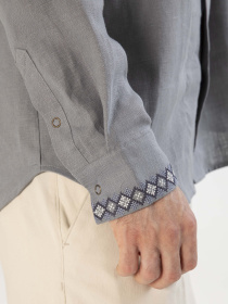 Вышитая рубашка Svarga модель SV-MS00583-1111-10016 Фото