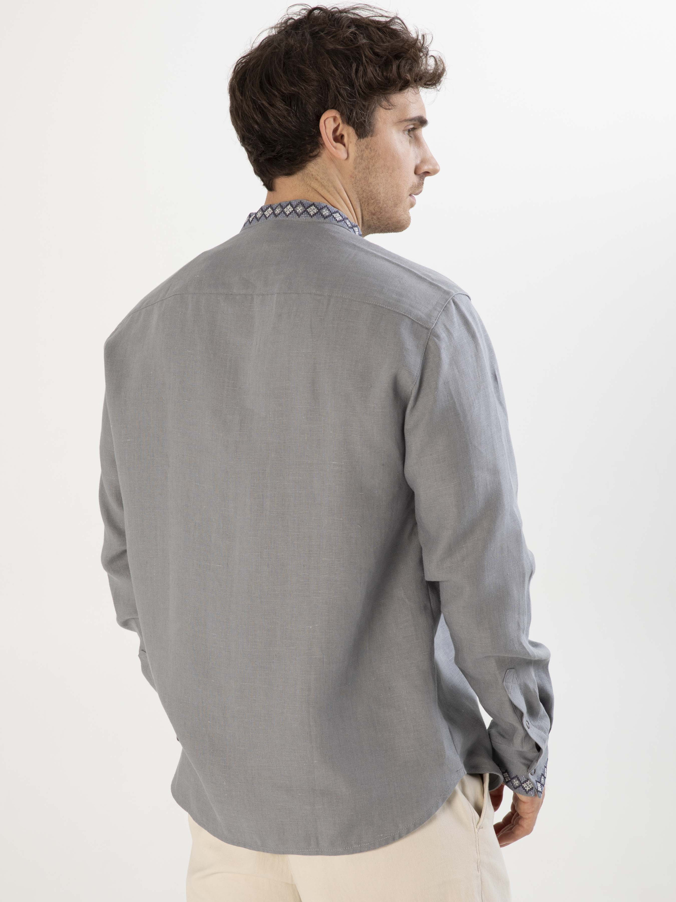 Вишита сорочка Svarga модель SV-MS00583-1111-10016 Фото