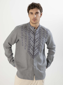 Вишита сорочка Svarga модель SV-MS00583-1111-10016 Фото