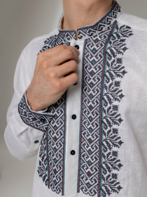 Вишита сорочка Svarga модель SV-MS00592-1111-10001 Вишита сорочка Svarga модель SV-MS00592-1111-10001 Фото