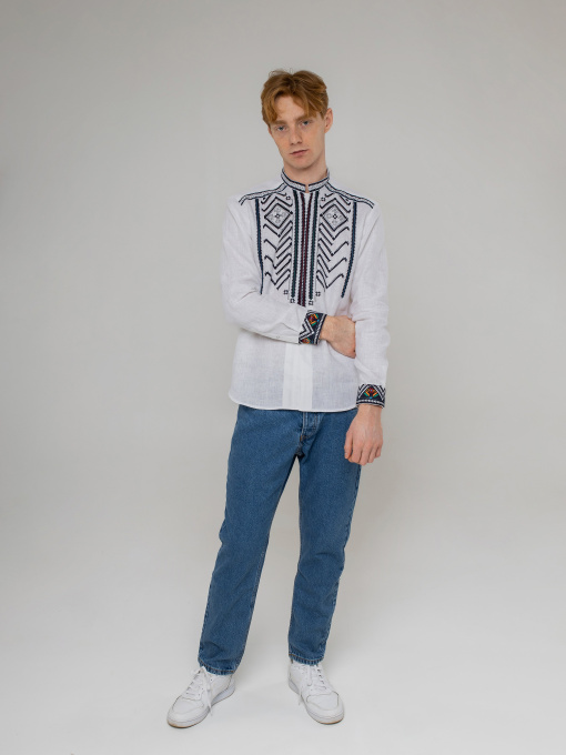 Вишита сорочка Svarga модель SV-MS00604-1111-10001 Фото