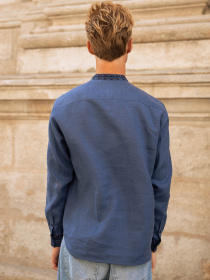 Вышитая рубашка Svarga модель SV-MS00623-1111-10012 Фото