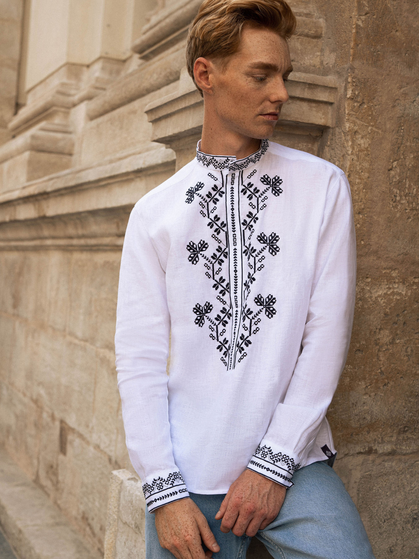 Вишита сорочка Svarga модель SV-MS00608-1111-10017 Фото