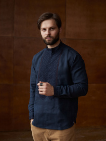 Вышитая рубашка Svarga модель SV-MS00658-1111-10029 Фото