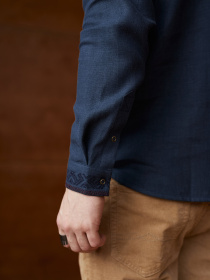 Вишита сорочка Svarga модель SV-MS00658-1111-10029 Вишита сорочка Svarga модель SV-MS00658-1111-10029 Фото