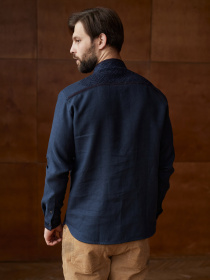 Вишита сорочка Svarga модель SV-MS00658-1111-10029 Вишита сорочка Svarga модель SV-MS00658-1111-10029 Фото