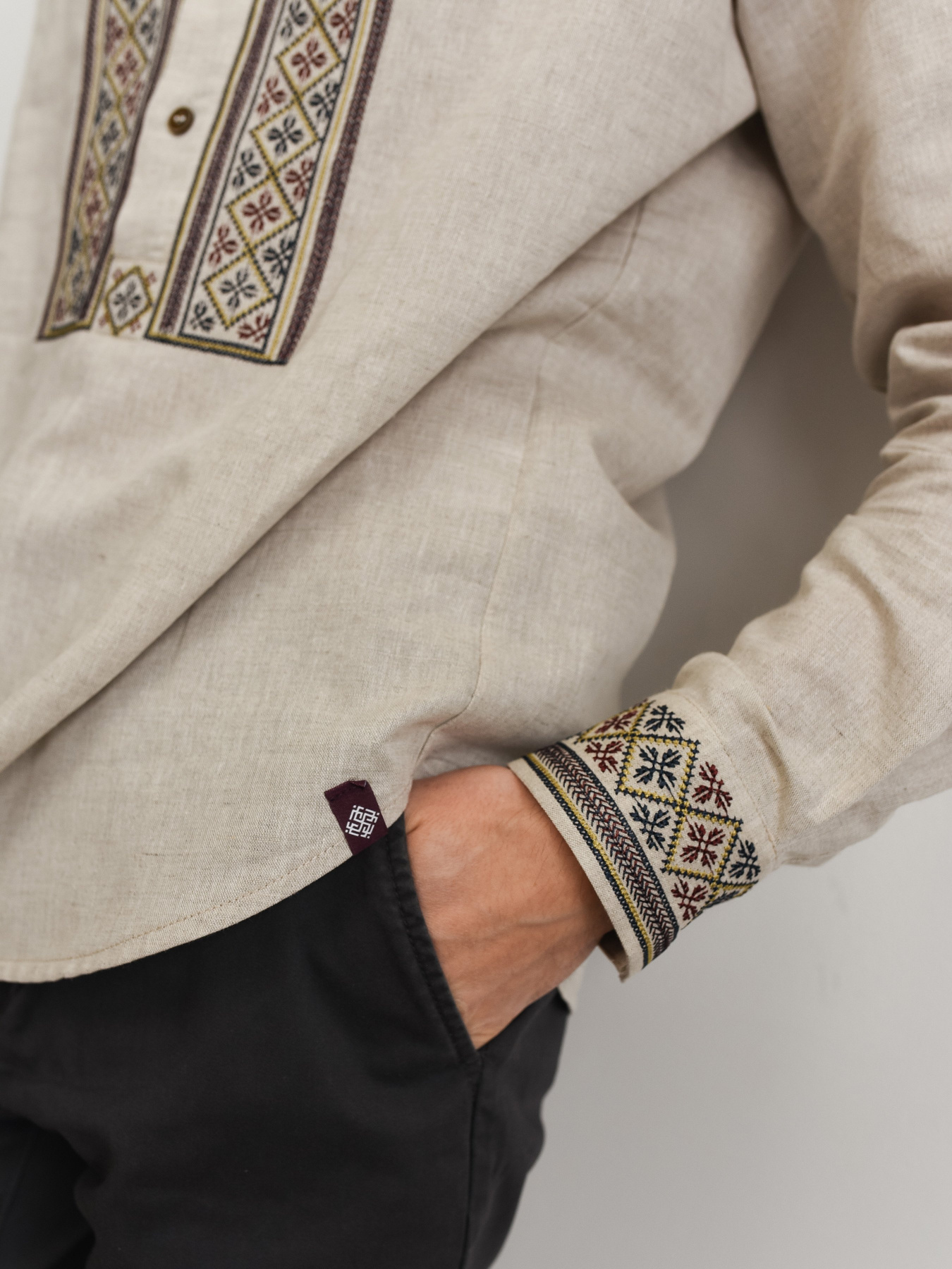 Вишита сорочка Svarga модель SV-MS00681-1175-10002 Фото