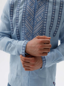 Вишита сорочка Svarga модель SV-MS00701-1111-10009 Вишита сорочка Svarga модель SV-MS00701-1111-10009 Фото