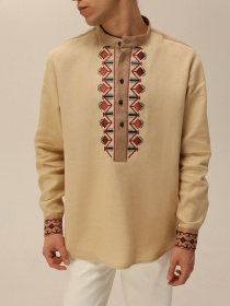 Вишита сорочка Svarga Модель SV-MS00689-1111-10021 Фото