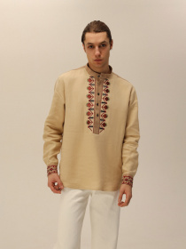 Вишита сорочка Svarga модель SV-MS00689-1111-10021 Вишита сорочка Svarga модель SV-MS00689-1111-10021 Фото