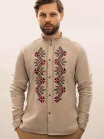 Вышитая рубашка Svarga модель SV-MS00691-1111-10016 Фото