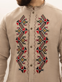 Вышитая рубашка Svarga модель SV-MS00691-1111-10016 Фото