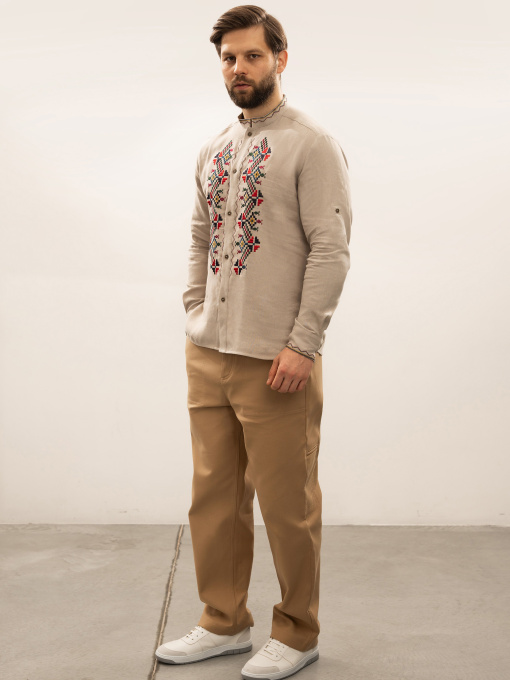 Вишита сорочка Svarga модель SV-MS00691-1111-10016 Фото