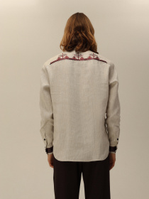 Вышитая рубашка Svarga модель SV-MS00694-1111-10002 Фото