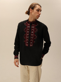 Вышитая рубашка Svarga модель SV-MS00693-1111-10005 Фото