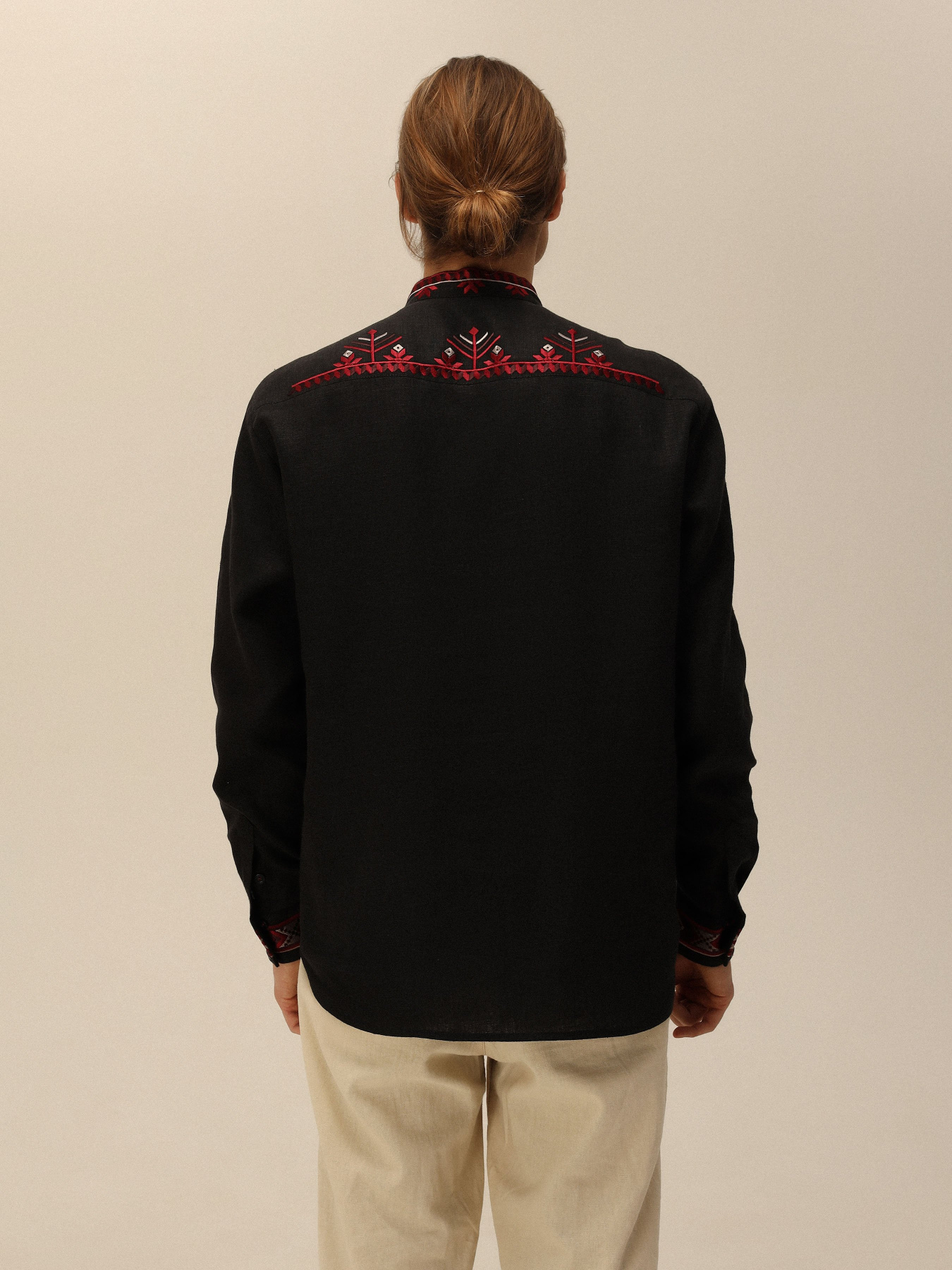 Вишита сорочка Svarga модель SV-MS00693-1111-10005 Фото