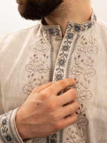 Вышитая рубашка Svarga модель SV-MS00706-1111-10016 Фото