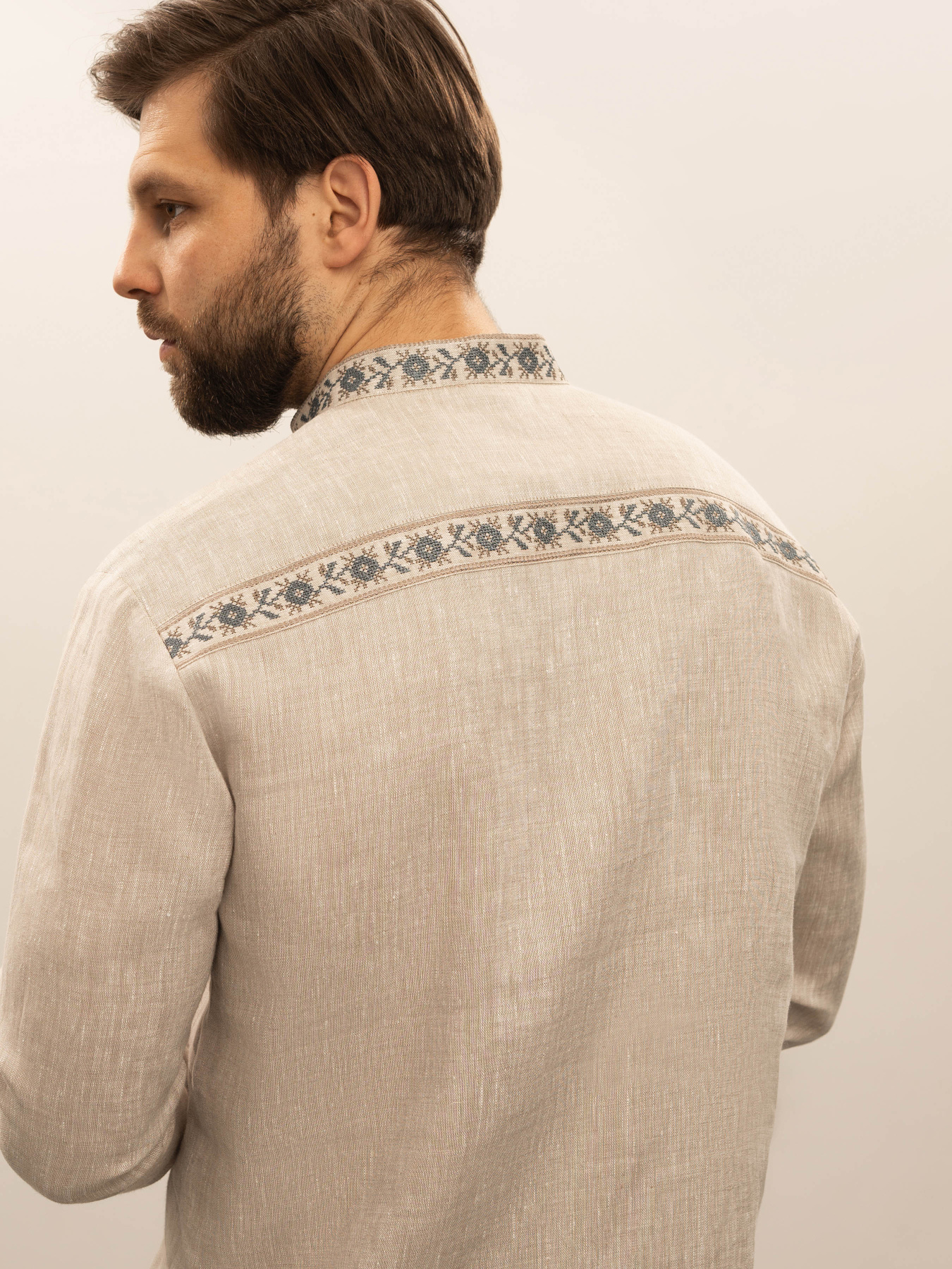 Вишита сорочка Svarga модель SV-MS00706-1111-10016 Фото