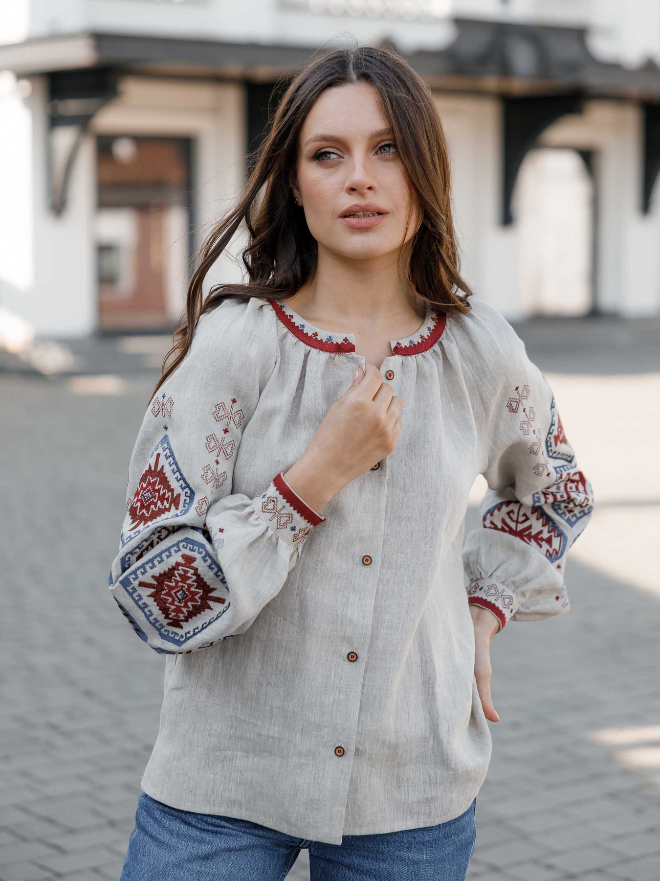 Вишита сорочка Svarga Модель SV-FB00498-1111-10002 Фото