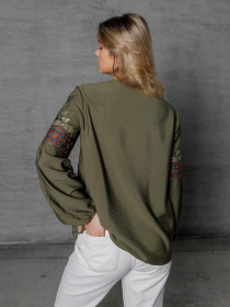 Вышитая рубашка Svarga модель SV-FB00530-1160-10010 Фото