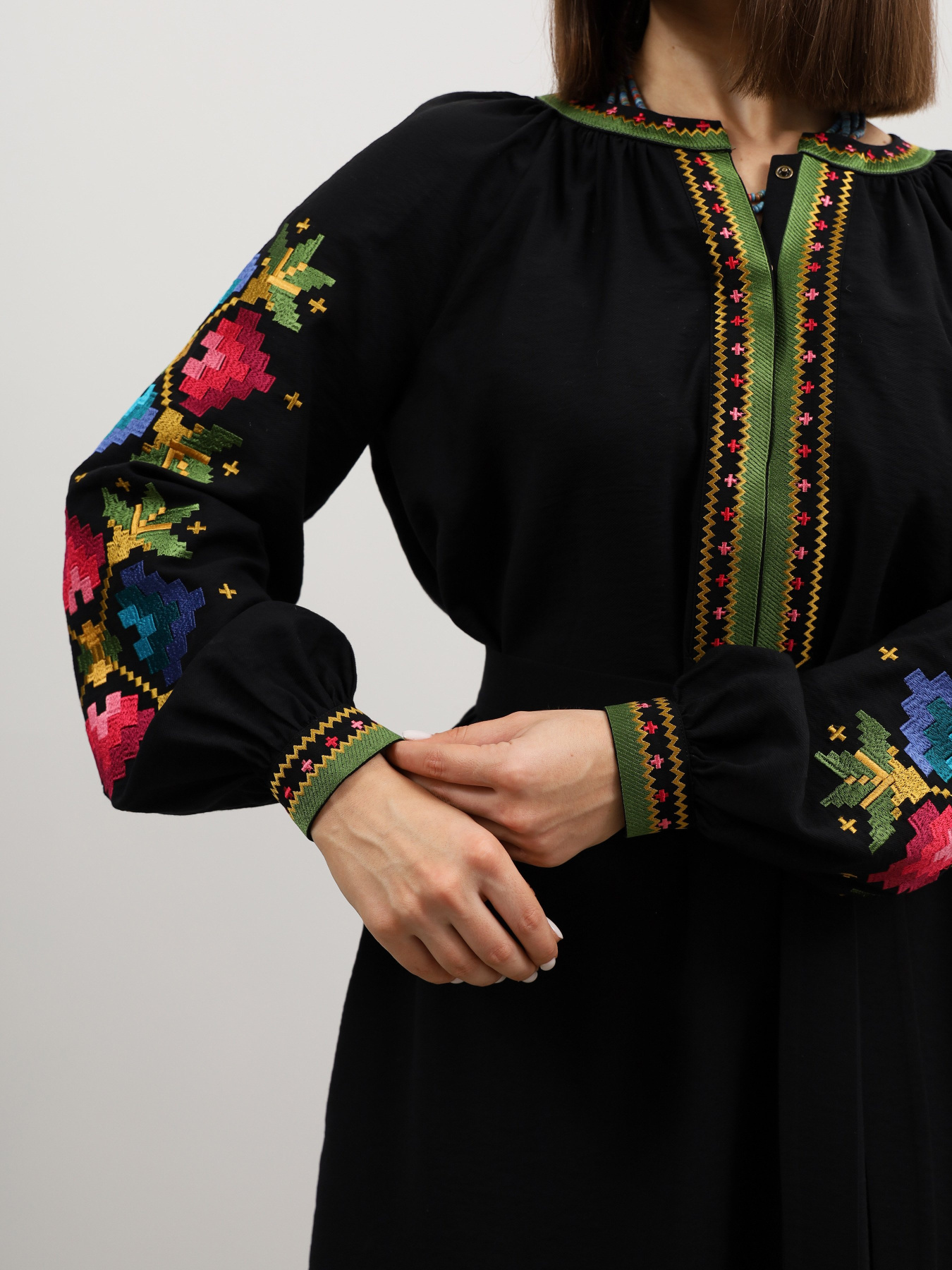 Вышитое платье Svarga модель SV-FD00557-1160-10005 Фото