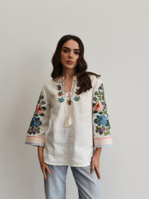 Вышитая рубашка Svarga модель SV-FB00628-1111-10001 Фото