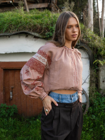 Вышитая рубашка Svarga модель SV-FB00663-1111-10021 Фото