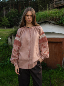 Вышитая рубашка Svarga модель SV-FB00663-1111-10021 Фото