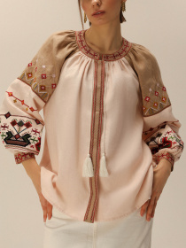 Вышитая рубашка Svarga модель SV-FB00688-1111-10022 Фото