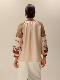 Вышитая рубашка Svarga модель SV-FB00688-1111-10022 Фото