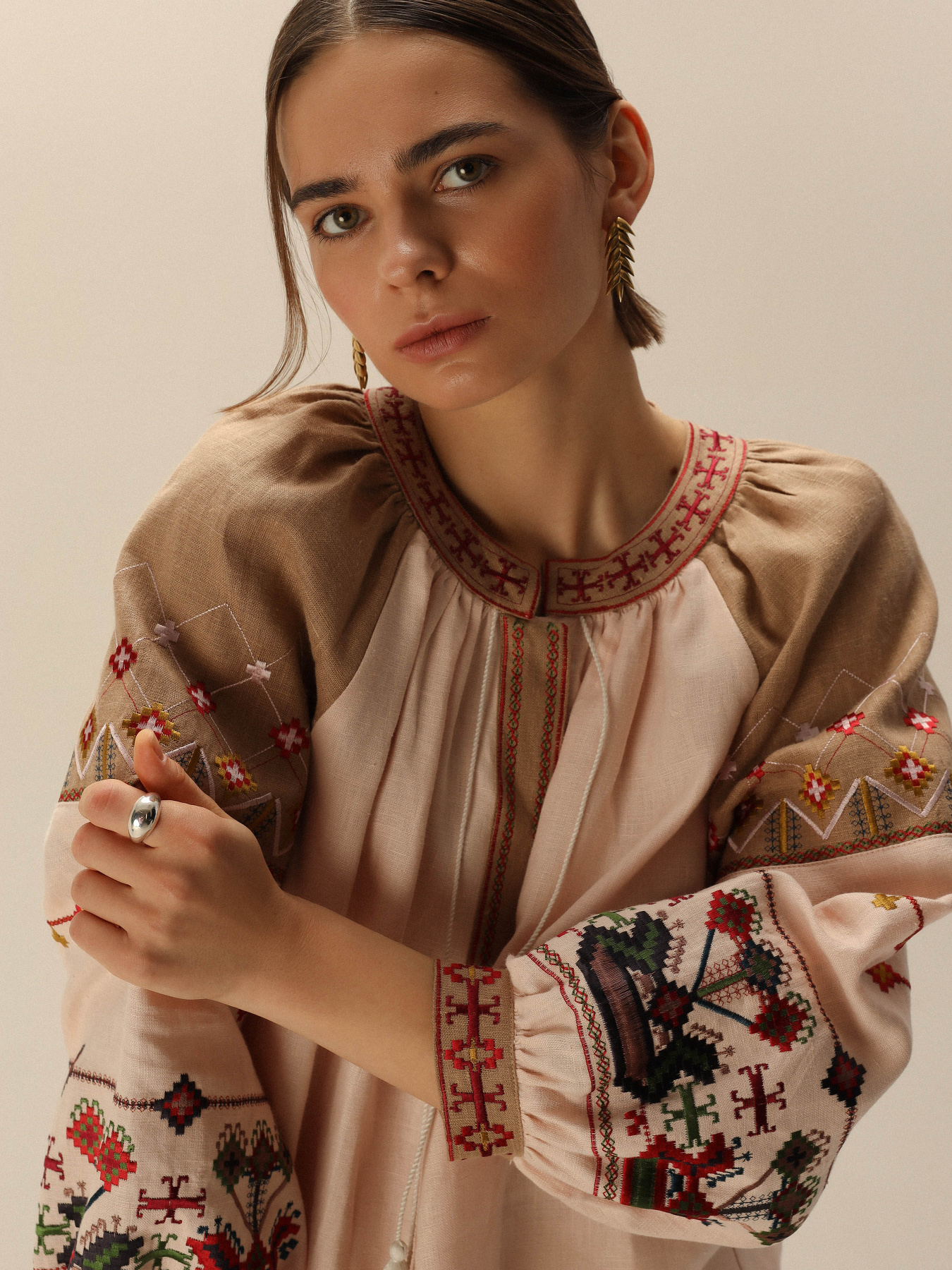 Вишита сорочка Svarga модель SV-FB00688-1111-10022 Фото